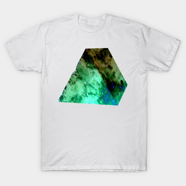 Pyramid on Marble T-Shirt by RoxanneG